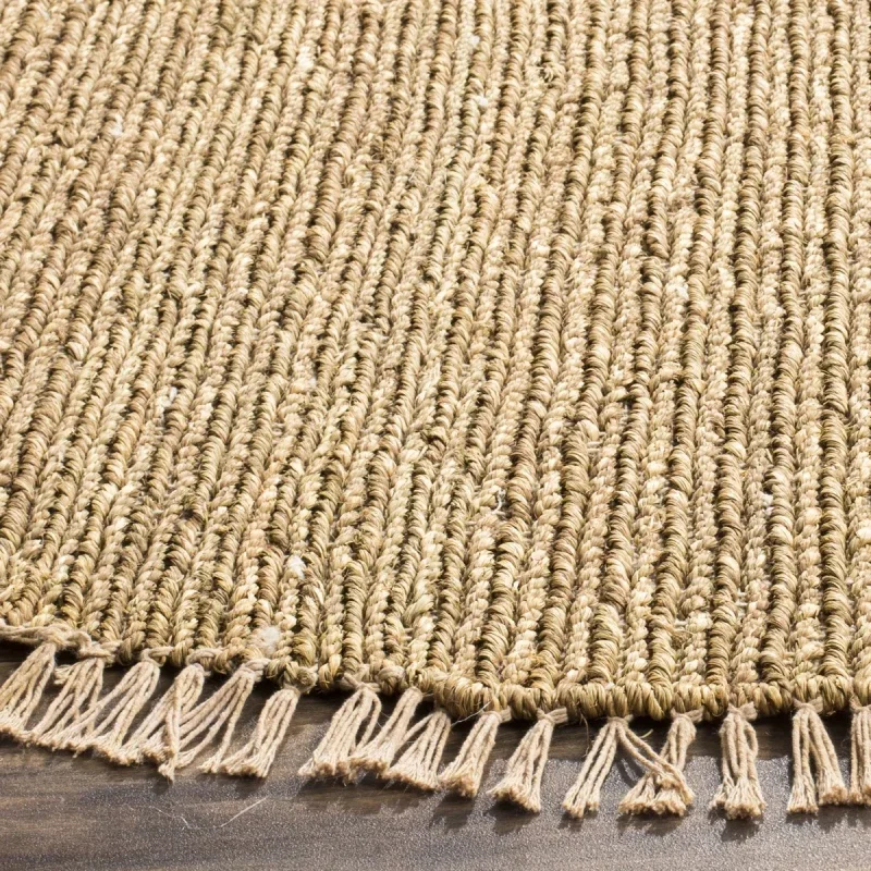 Tapete Fibra Natural Tejido Liso en Natural