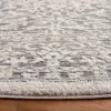 Tapete Luneta Arabescos Persas en Gris con Beige