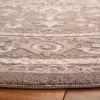 Tapete Luneta Medallón Ornamental en Beige con Gris
