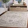 Tapete Luneta Medallón Ornamental en Marfil con Beige
