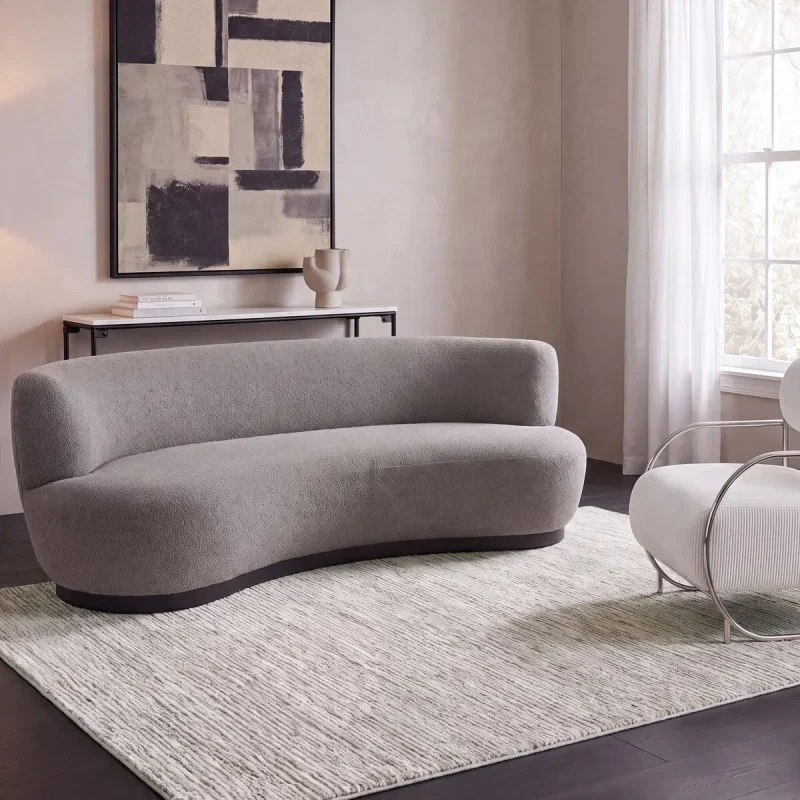 Tapete Luneta Vetas Horizontales en Beige con Marfil