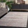 Tapete Puerto Veteado en Taupe con Marfil