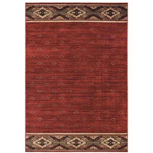 tapete-tapete-cabana-kilim-en-rojo Tapete Cabaña Kilim en Rojo