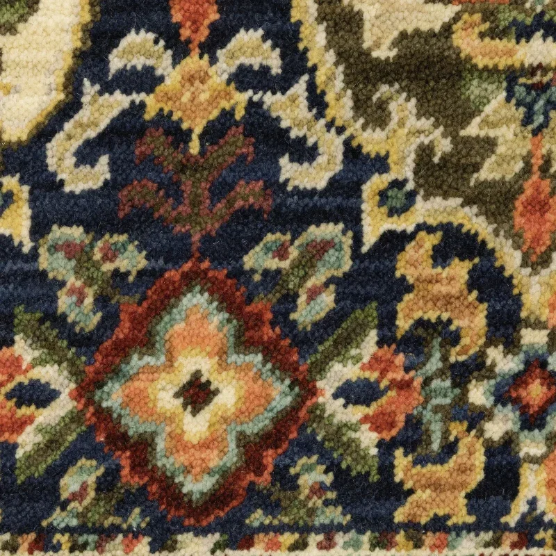 Tapete Carmesí Mosaico en Multicolor