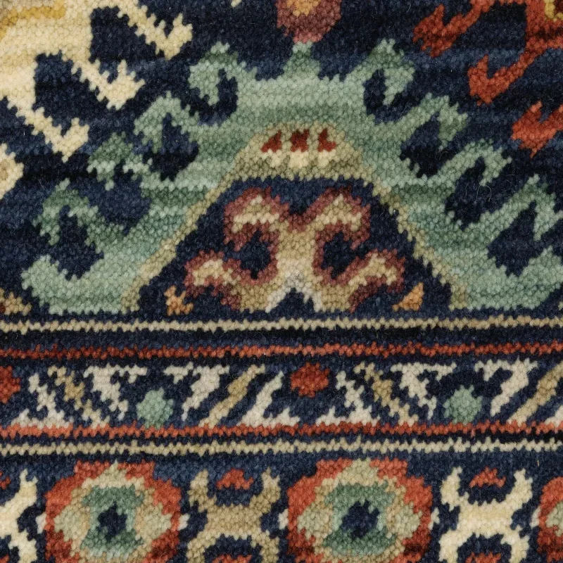 Tapete Carmesí Rombos en Azul