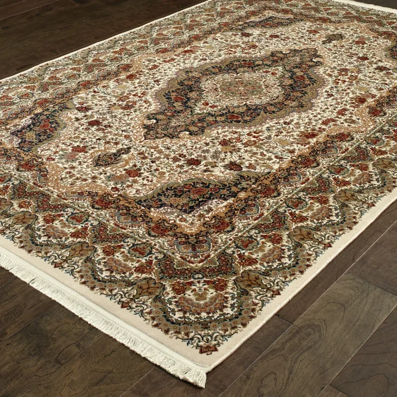Tapete Galería Kirman en Marfil