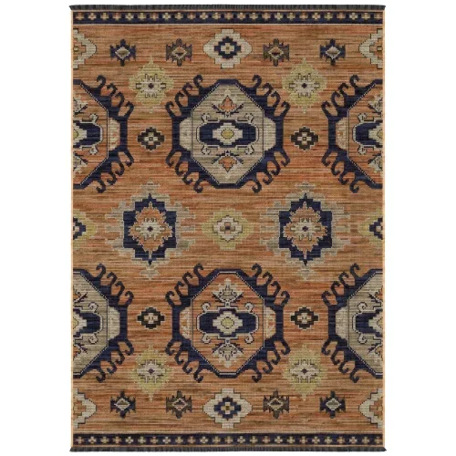 Tapete Herencia Tribal en Naranja