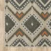 Tapete Paralelo Rombos en Gris, detalle de la textura 3