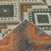 Tapete Paralelo Rombos en Gris, detalle de la textura 5
