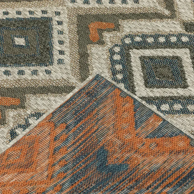 Tapete Paralelo Rombos en Gris, detalle de la textura 5