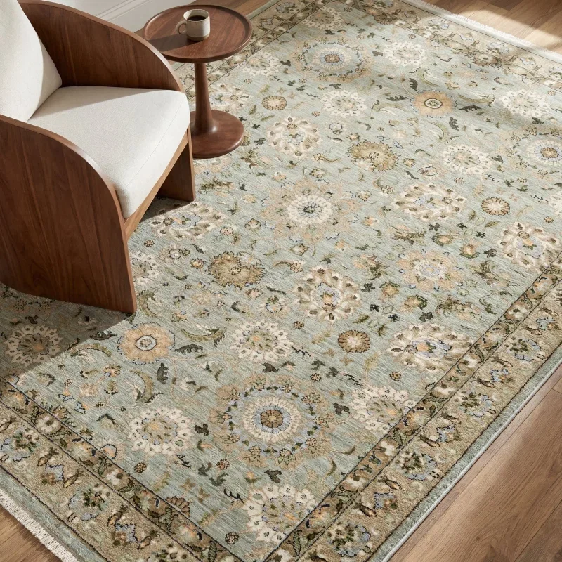 Tapete Poniente Floral en Coral