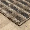Tapete Relieve Bloques en Café Oscuro