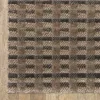Tapete Relieve Bloques en Café Oscuro