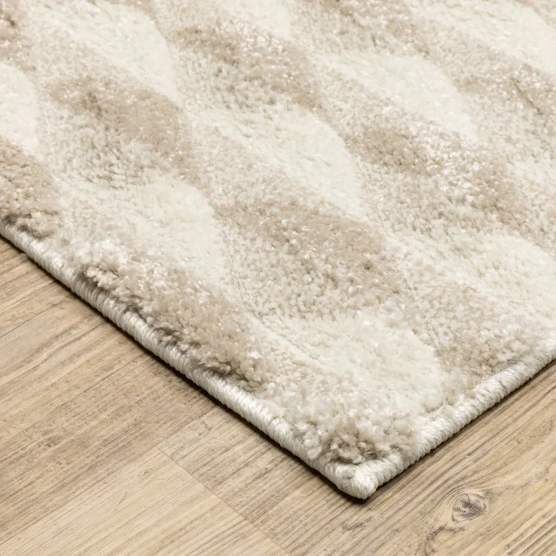 Tapete Relieve Damero en Beige