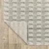 Tapete Relieve Damero en Gris Claro