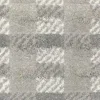 Tapete Relieve Damero en Gris Claro