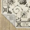 Tapete Tinta Floral en Marfil