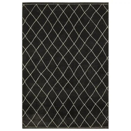 Tapete Tinta Rombos en Negro