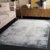 Tapete Tomás Efecto Envejecido en Gris con Azul Marino