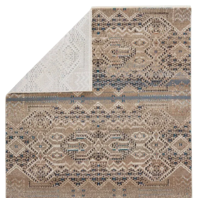Tapete Alba Tribal Africano en Beige