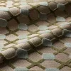 Tapete Alinne de Líneas Geométricas en Verde