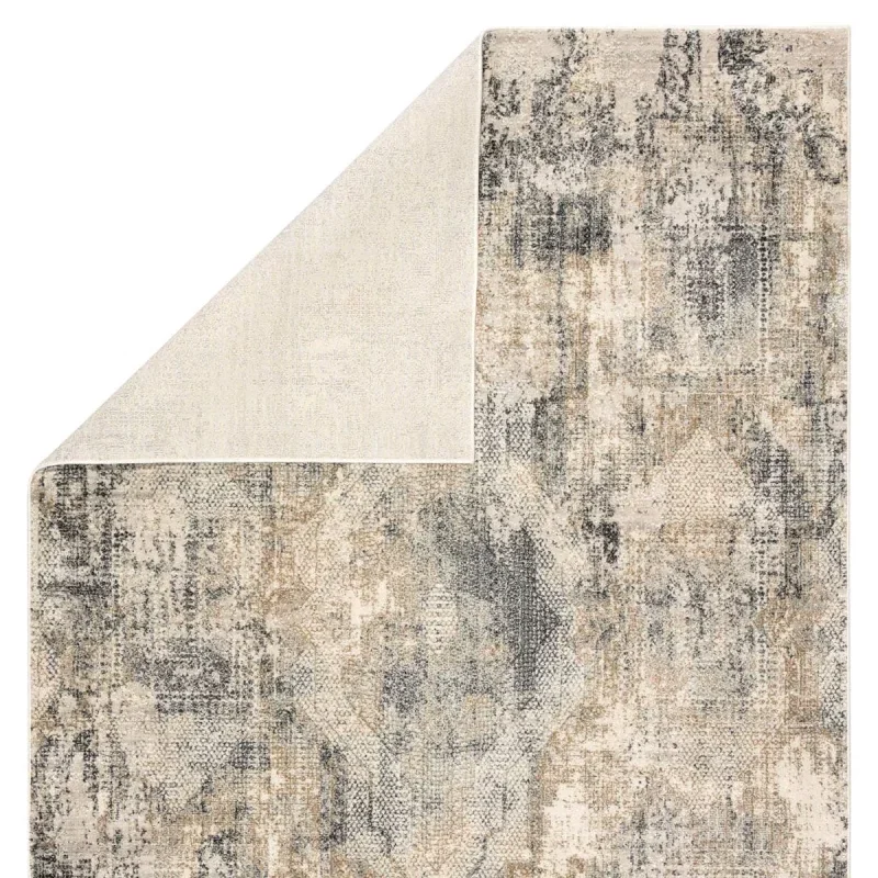 Tapete Anfiteatro Medallón Roto Vintage en Dorado, detalle de la textura 2