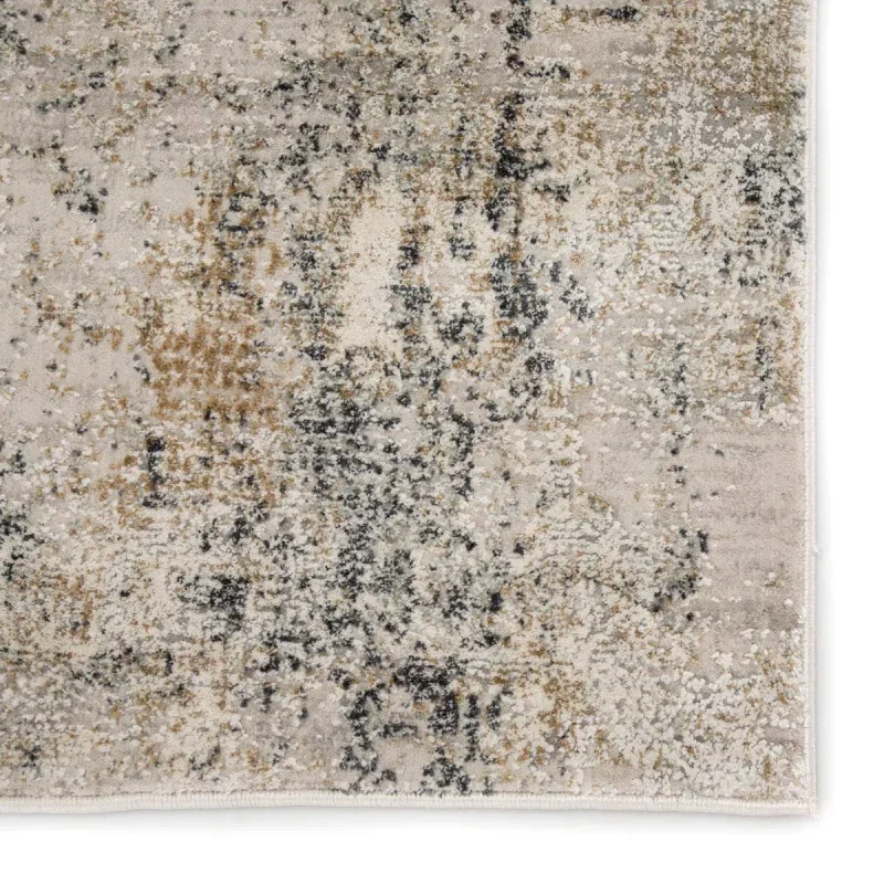 Tapete Anfiteatro Medallón Roto Vintage en Dorado, detalle de la textura 3