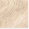 Tapete Barro Rayado Minimalista en Beige, detalle de la textura 3