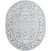 Tapete Carolina Flores Ornamentales en Aqua