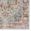Tapete Ciudadela Medallón Floral Vintage en Azul, detalle de la textura 2