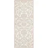 duna floral tonal en blanco nieve