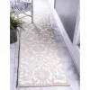 duna floral tonal en blanco nieve