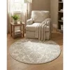 duna floral tonal en blanco nieve