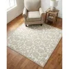 duna floral tonal en blanco nieve