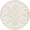 duna floral tonal en blanco nieve