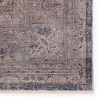 Tapete Encanto Medallón Persa en Azul, detalle de la textura 2