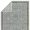 Tapete Encanto Ornamental Persa en Azul, vista plana 2