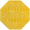 Tapete Enrejado Pacífica Diamantes Punteados en Amarillo