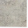 Tapete Fronda Medallón Desvanecido en Gris, detalle de la textura 2