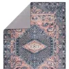 Tapete Kiara Medallón Floral Persa en Azul