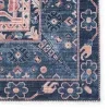 Tapete Kiara Medallón Floral Persa en Azul