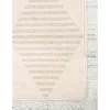 lienzo rombos lineales en marfil