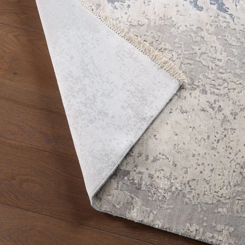 Tapete Litoral Fluido Abstracto en Beige