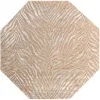 Tapete Londres Animal Print en Beige y Marfil, versión octagonal