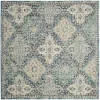 Tapete Memoria Vintage en Azul Claro con Marfil