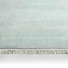 Tapete Mérito Rayado de Pasto Fino en Azul, detalle de la textura