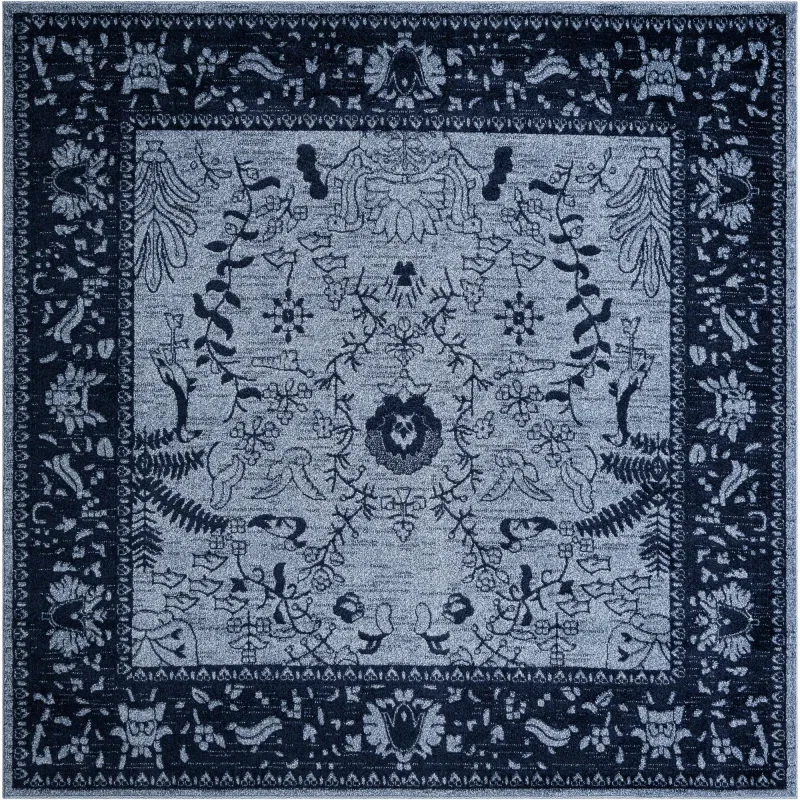 Tapete Miramar Floral Persa en Azul