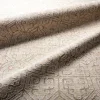 Tapete Pagoda Celosía Geométrica en Beige, detalle de la textura 3