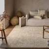 Tapete Pagoda Manchas Desvanecidas en Beige en sala