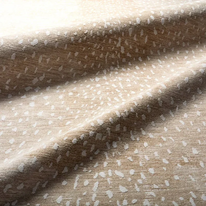 Tapete Pagoda Manchas Desvanecidas en Beige, detalle de la textura 3